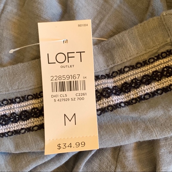 NWT Loft Tunic Shirt - Picture 2 of 6